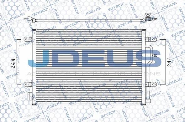 Jdeus M-7010240 - Condensateur, climatisation droxauto.com