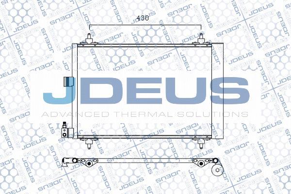 Jdeus M-7070460 - Condensateur, climatisation droxauto.com