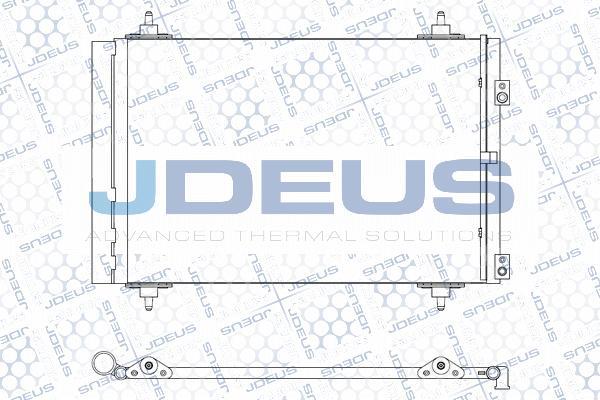 Jdeus M-7070570 - Condensateur, climatisation droxauto.com