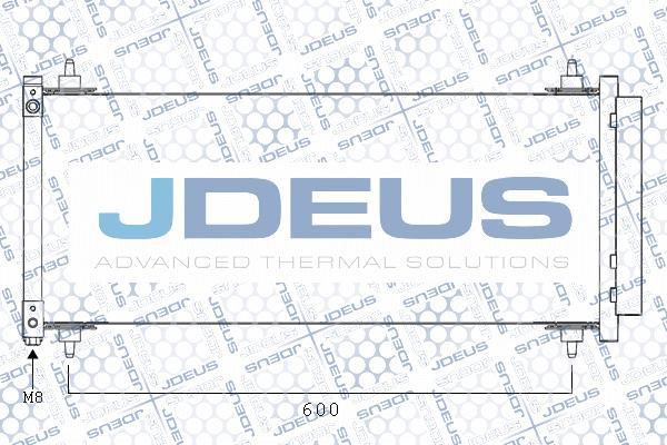Jdeus M-7070610 - Condensateur, climatisation droxauto.com