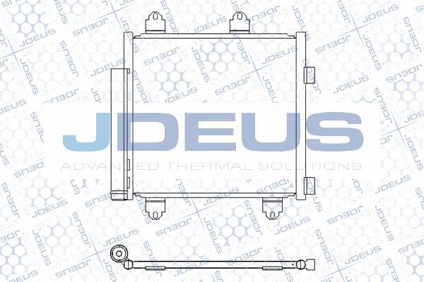 Jdeus M-7070620 - Condensateur, climatisation droxauto.com