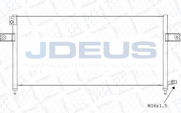 Jdeus M-7190531 - Condensateur, climatisation droxauto.com