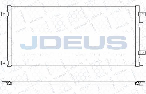 Jdeus M-7140050 - Condensateur, climatisation droxauto.com