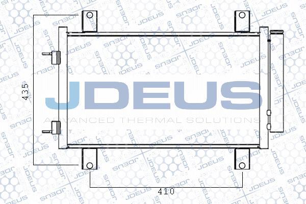 Jdeus M-7110191 - Condensateur, climatisation droxauto.com
