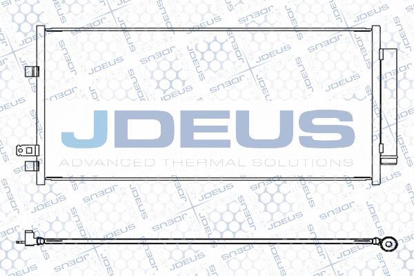 Jdeus M-7111410 - Condensateur, climatisation droxauto.com