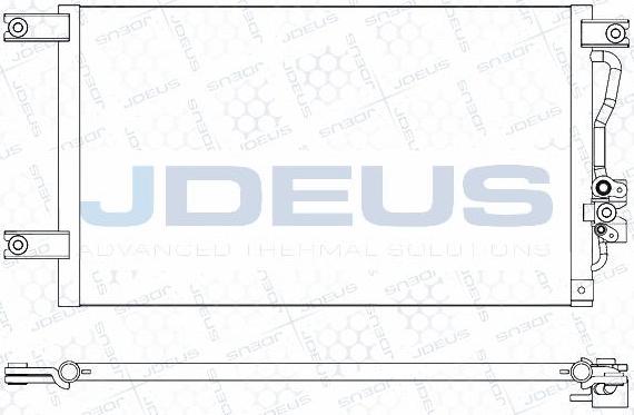 Jdeus M-7180340 - Condensateur, climatisation droxauto.com