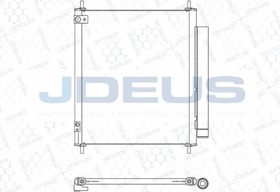 Jdeus M-7180720 - Condensateur, climatisation droxauto.com