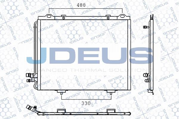 Jdeus M-7170370 - Condensateur, climatisation droxauto.com