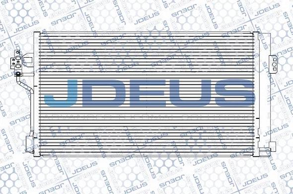Jdeus M-7170780 - Condensateur, climatisation droxauto.com
