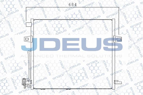 Jdeus M-7171200 - Condensateur, climatisation droxauto.com