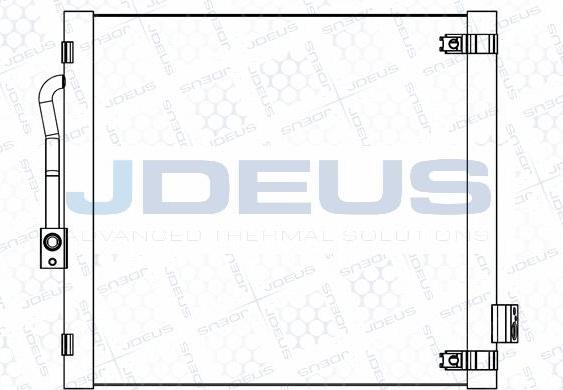 Jdeus M-7800020 - Condensateur, climatisation droxauto.com