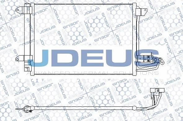 Jdeus M-7300480 - Condensateur, climatisation droxauto.com