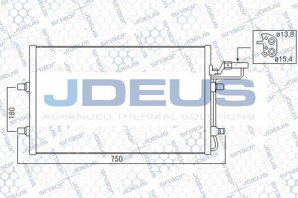 Jdeus M-7310090 - Condensateur, climatisation droxauto.com
