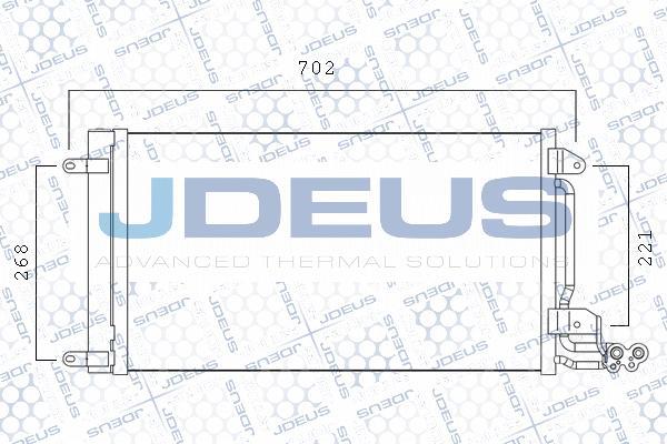 Jdeus M-7250130 - Condensateur, climatisation droxauto.com