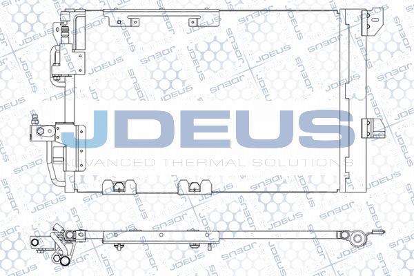 Jdeus M-7200420 - Condensateur, climatisation droxauto.com
