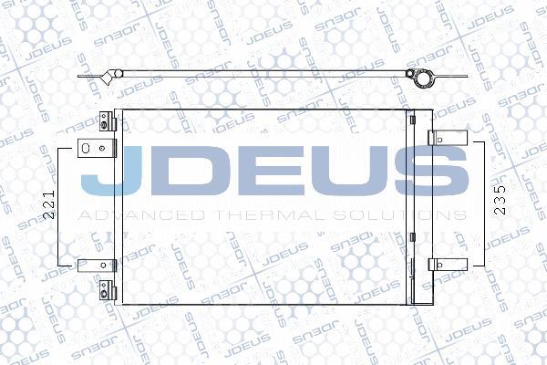 Jdeus M-7210460 - Condensateur, climatisation droxauto.com