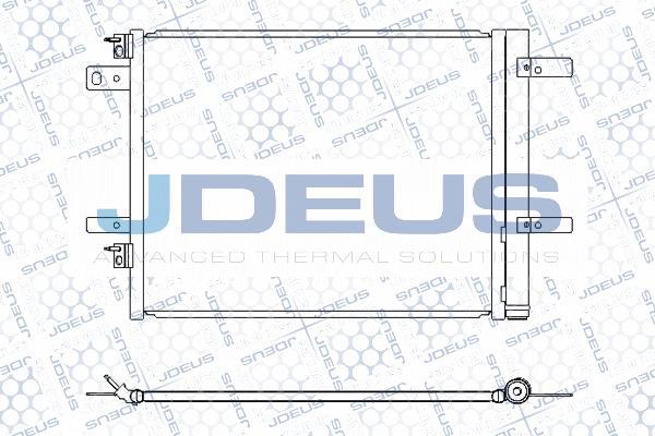 Jdeus M-7210590 - Condensateur, climatisation droxauto.com