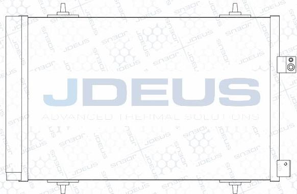 Jdeus M-7210520 - Condensateur, climatisation droxauto.com