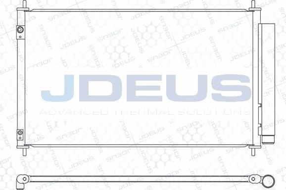 Jdeus M-7281170 - Condensateur, climatisation droxauto.com