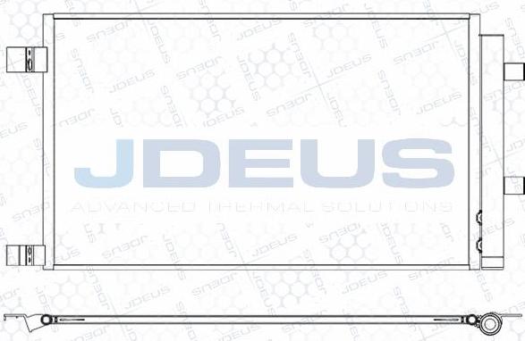 Jdeus M-7231460 - Condensateur, climatisation droxauto.com
