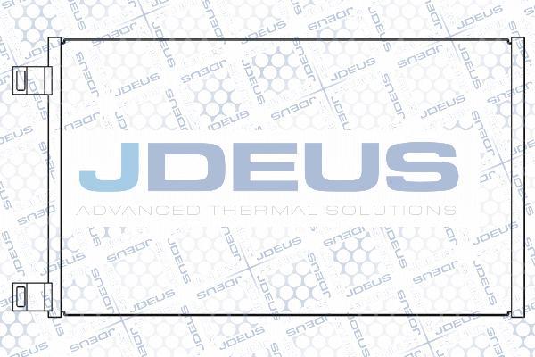 Jdeus M-7231080 - Condensateur, climatisation droxauto.com