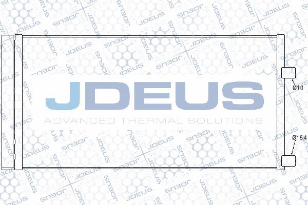 Jdeus M-7231030 - Condensateur, climatisation droxauto.com
