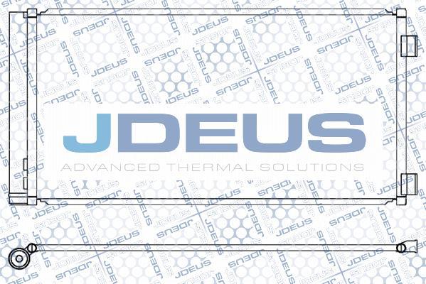 Jdeus M-7700040 - Condensateur, climatisation droxauto.com