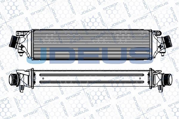 Jdeus RA8000110 - Intercooler, échangeur droxauto.com