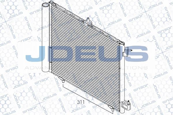 Jdeus RA7070091 - Condensateur, climatisation droxauto.com