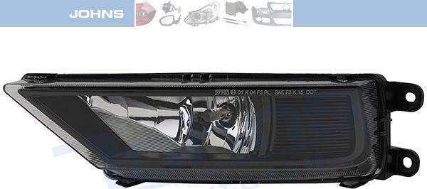 Johns 95 92 29-1 - Projecteur antibrouillard droxauto.com