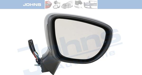 Johns 60 10 38-21 - Rétroviseur extérieur droxauto.com