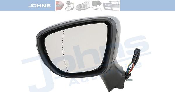 Johns 60 10 37-21 - Rétroviseur extérieur droxauto.com