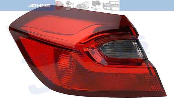 Johns 33 01 87-1 - Feu arrière droxauto.com