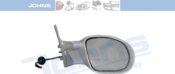 Johns 20 07 38-25 - Rétroviseur extérieur droxauto.com