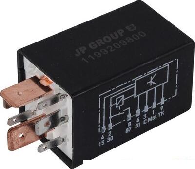 JP Group 1199209800 - Relais, pompe à carburant droxauto.com