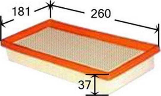 JS Asakashi A9305 - Filtre à air droxauto.com