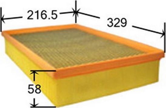 JS Asakashi A0296 - Filtre à air droxauto.com