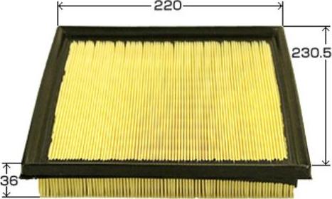 JS Asakashi A2701 - Filtre à air droxauto.com
