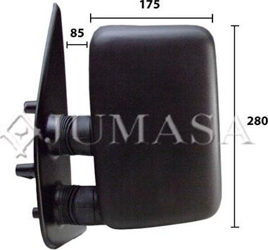 Jumasa 54173510 - Rétroviseur extérieur droxauto.com