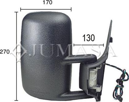 Jumasa 54322036 - Rétroviseur extérieur droxauto.com