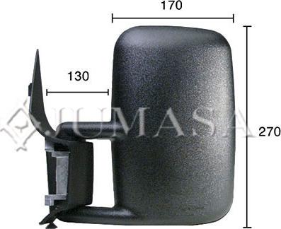 Jumasa 54212036 - Rétroviseur extérieur droxauto.com