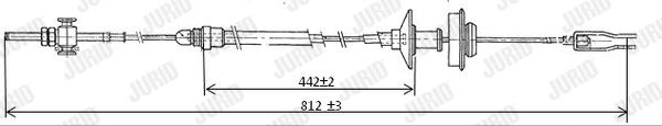 Jurid 421040J - Tirette à câble, commande d'embrayage droxauto.com