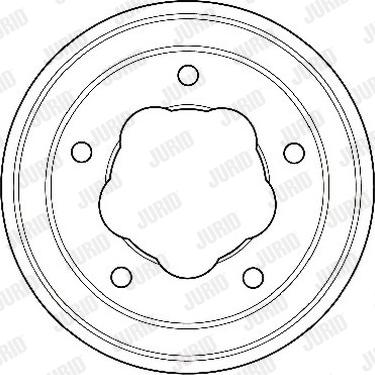 Jurid 329187J - Tambour de frein droxauto.com