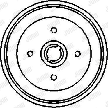 Jurid 329206J - Tambour de frein droxauto.com