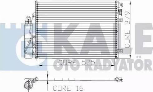 KALE OTO RADYATÖR 128200 - Condensateur, climatisation droxauto.com