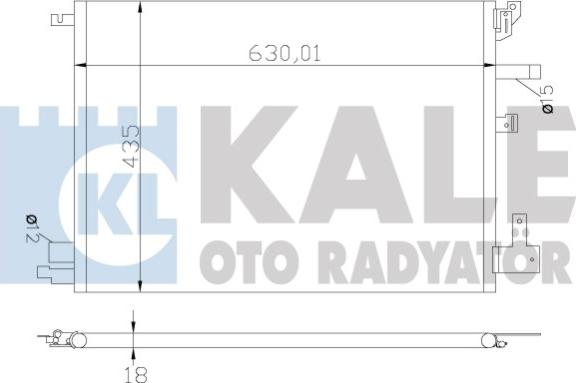 KALE OTO RADYATÖR 394200 - Condensateur, climatisation droxauto.com