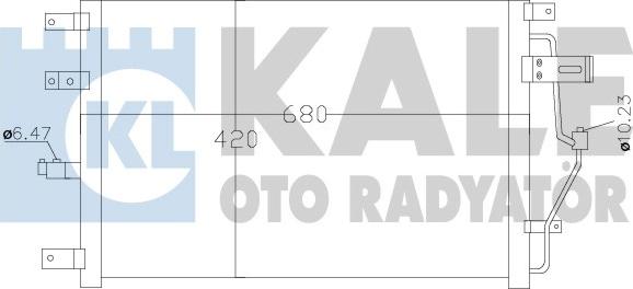 KALE OTO RADYATÖR 390300 - Condensateur, climatisation droxauto.com