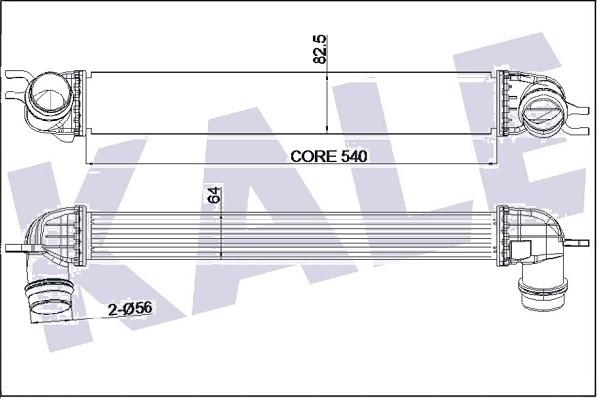 KALE OTO RADYATÖR 344865 - Intercooler, échangeur droxauto.com