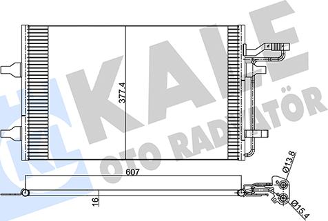 KALE OTO RADYATÖR 345590 - Condensateur, climatisation droxauto.com