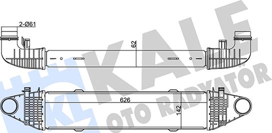 KALE OTO RADYATÖR 345015 - Intercooler, échangeur droxauto.com